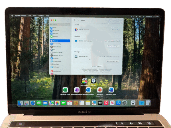 MacBook Pro 2019 Touchbar w/ Final Cut Pro, Logic Pro & Microsoft Office - Image 3