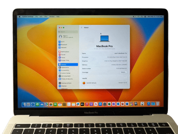 MacBook Pro 2017 13-Inch (i5) – 8GB RAM – Excellent – Creative & Office Apps Included - Image 3