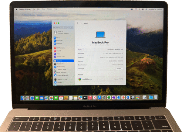 MacBook Pro 2017 13-Inch (i5) – 8GB RAM – Excellent – Creative & Office Apps Included - Image 2